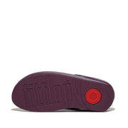 RUMBA Starburst-Bead Metallic Toe-Post Sandals