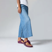 RUMBA Starburst-Bead Metallic Toe-Post Sandals