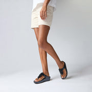 RUMBA Starburst-Bead Metallic Toe-Post Sandals