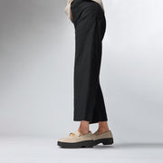 F-LUMA Chunky-Snaffle Leather Demi-Wedge Loafers