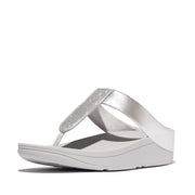 FINO Glitterdust  Metallic Toe-Post Sandals