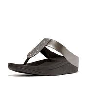 FINO Glitterdust  Metallic Toe-Post Sandals