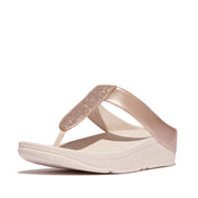 FINO Glitterdust  Metallic Toe-Post Sandals