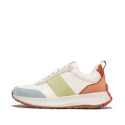 F-MODE Flow Suede-Mix Flatform Sneakers