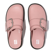 FitFlop x Song Hye Kyo GEN-FF Maxi-Buckle Contrast-Stitch Leather Mules