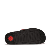 FitFlop x Song Hye Kyo GEN-FF Maxi-Buckle Contrast-Stitch Leather Mules