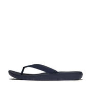IQUSHION Mens Textures Strap Flip-Flops
