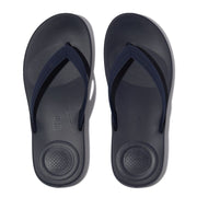 IQUSHION Mens Textures Strap Flip-Flops
