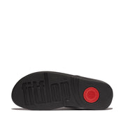 FINO Multi-Stone Leather Toe-Post Sandals