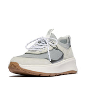 F-MODE Knit/Suede Flatform Slip-On Laced Trainers