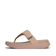 F-MODE GO Adjustable Flatform Toe-Post Sandals