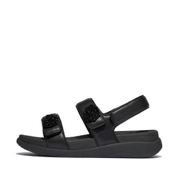 F-MODE GO Beadie-Button Adjustable Back-Straps Sandals