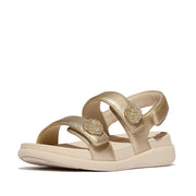 F-MODE GO Beadie-Button Adjustable Back-Straps Sandals