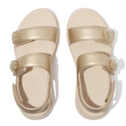F-MODE GO Beadie-Button Adjustable Back-Straps Sandals