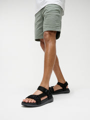 F-MODE Go Mens Adjustable Webbing Back-Strap Sandals