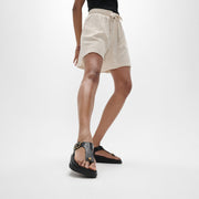 GEN-FF Leather Back-Strap Toe-Post Sandals