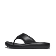 IQUSHION D-Luxe Padded Leather Toe-Post Sandals