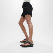 LULU Crystal-Mix Toe-Post Sandals