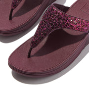 LULU Crystal-Mix Toe-Post Sandals