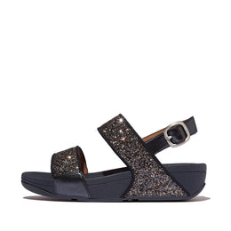 LULU Multi-Tonal Glitter Back-Strap Sandals
