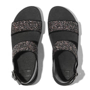 LULU Multi-Tonal Glitter Back-Strap Sandals