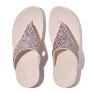 LULU Mult-Tonal Glitter Toe-Post Sandals