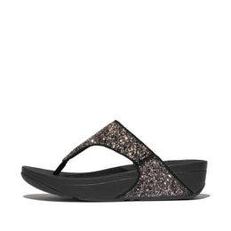 LULU Mult-Tonal Glitter Toe-Post Sandals