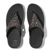 LULU Mult-Tonal Glitter Toe-Post Sandals