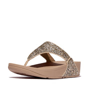 LULU Multi-Tonal Glitter Toe-Post Sandals