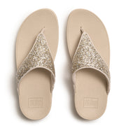 LULU Multi-Tonal Glitter Toe-Post Sandals