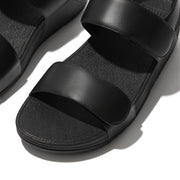 LULU Adjustable Leather Back-Strap Sandals