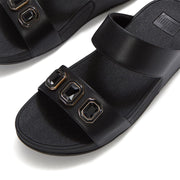 LULU Bold Crystal Two-Bar Slides