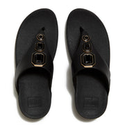 LULU Bold Crystals Toe-Post Sandals