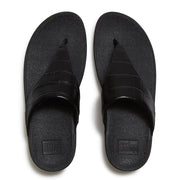 LULU Crocodile Toe-Post Sandals