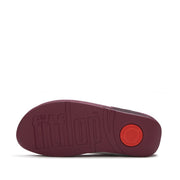 LULU Crocodile Toe-Post Sandals