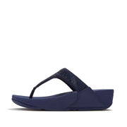 LULU Crystal Embellished Toe-Post Sandals
