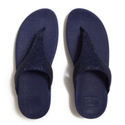 LULU Crystal Embellished Toe-Post Sandals