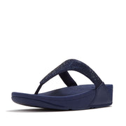 LULU Crystal Embellished Toe-Post Sandals