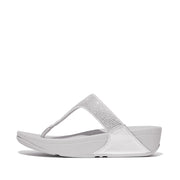 LULU Crystal Embellished Toe-Post Sandals