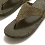 LULU Shimmerglitz Toe-Post Sandals