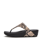 LULU Snake Toe-Post Sandals