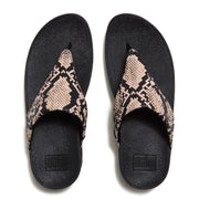 LULU Snake Toe-Post Sandals