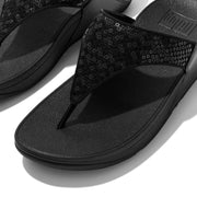 LULU Sequined Toe-Post Sandals