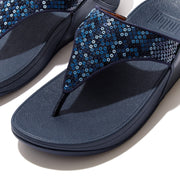 LULU Sequined Toe-Post Sandals