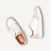 RALLY Leather Suede Panel Sneakers