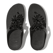 RUMBA Starbust-Bead Toe-Post Sandals