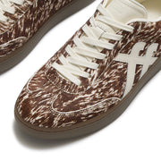 THE DASH FF Leather Pony-Hair Trainers