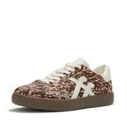 THE DASH FF Leather Pony-Hair Trainers
