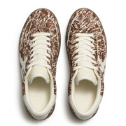 THE DASH FF Leather Pony-Hair Trainers