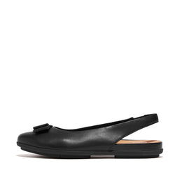 ALLEGRO Bow Leather Slingbacks